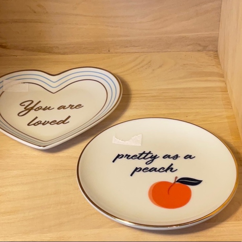 Draper James heart-shaped & round-NIB